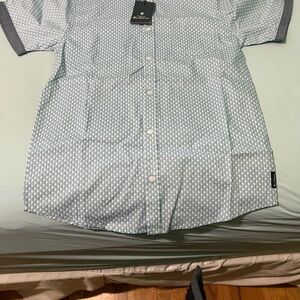 Ben Sherman Blue and White Patterned Shirt
